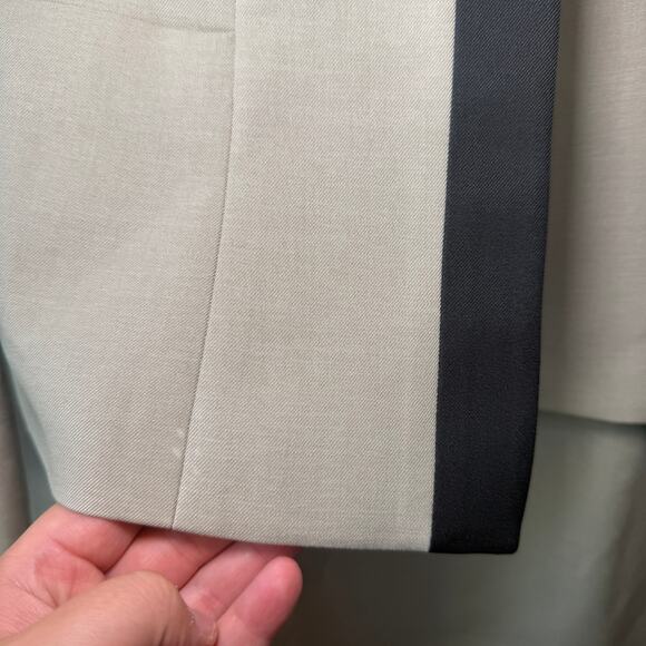 9 & Co Women's Suit Separates Dress Set Suit Blazer Jacket Gray Black Size 6 - Picture 5 of 12